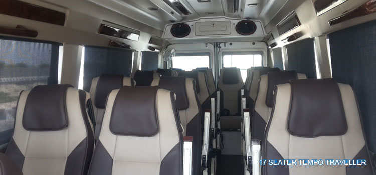 17 Seater Tempo Traveller Interior Travel Holidays India